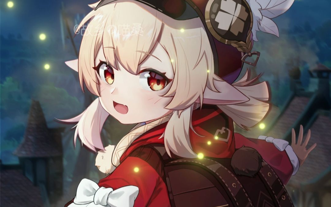 【原神可莉】肝了三天制作的2k可莉动态壁纸,可莉太可爱了!