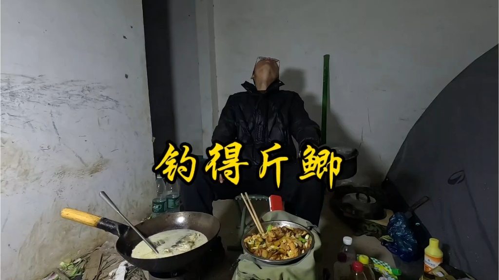 游钓湖北终于打破纪录,钓到斤鲫,晚上吃一菜一汤-老黄游钓中国-老黄游钓中国-哔哩哔哩视频