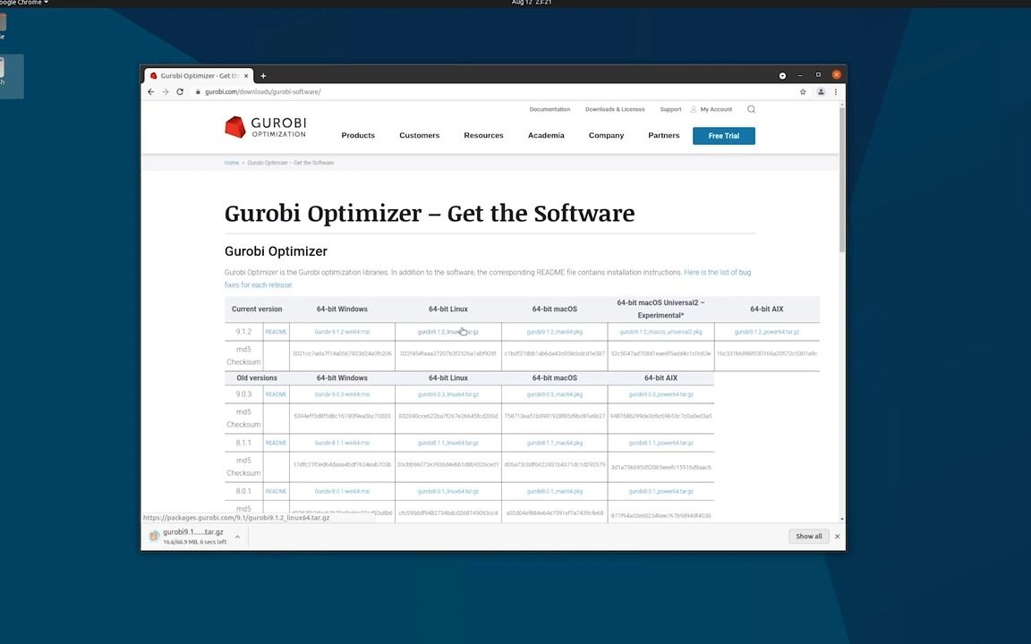 Gurobi安装教程(1)Linux