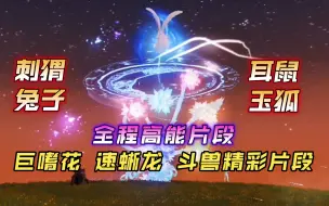 Download Video: 【妄想山海】三万年·巨嗜花 速蜥龙 刺猬 兔子 耳鼠 玉狐 斗兽精彩片段！