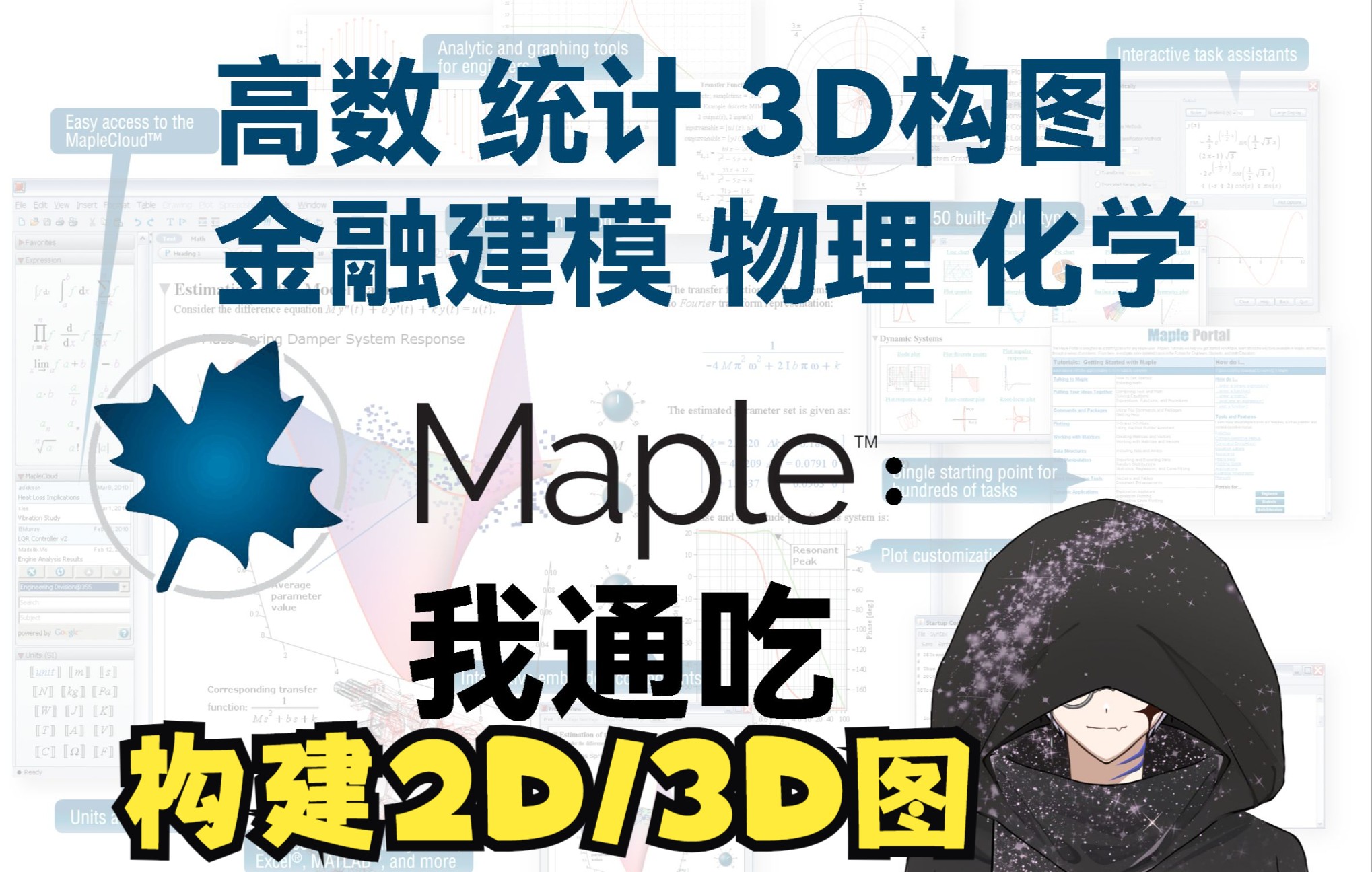 [图]【Maple软件保姆级教程#5】构建2D/3D图