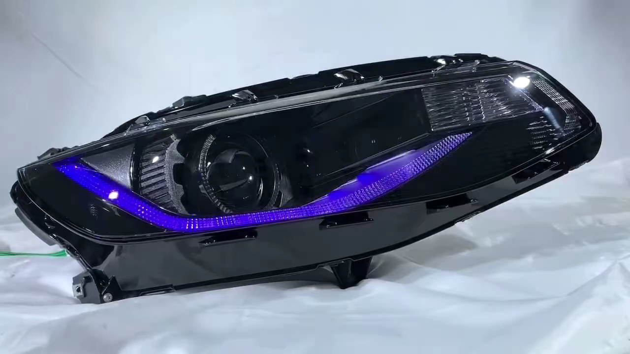 16-18款迈锐宝xl激光大灯总成安装效果视频分享