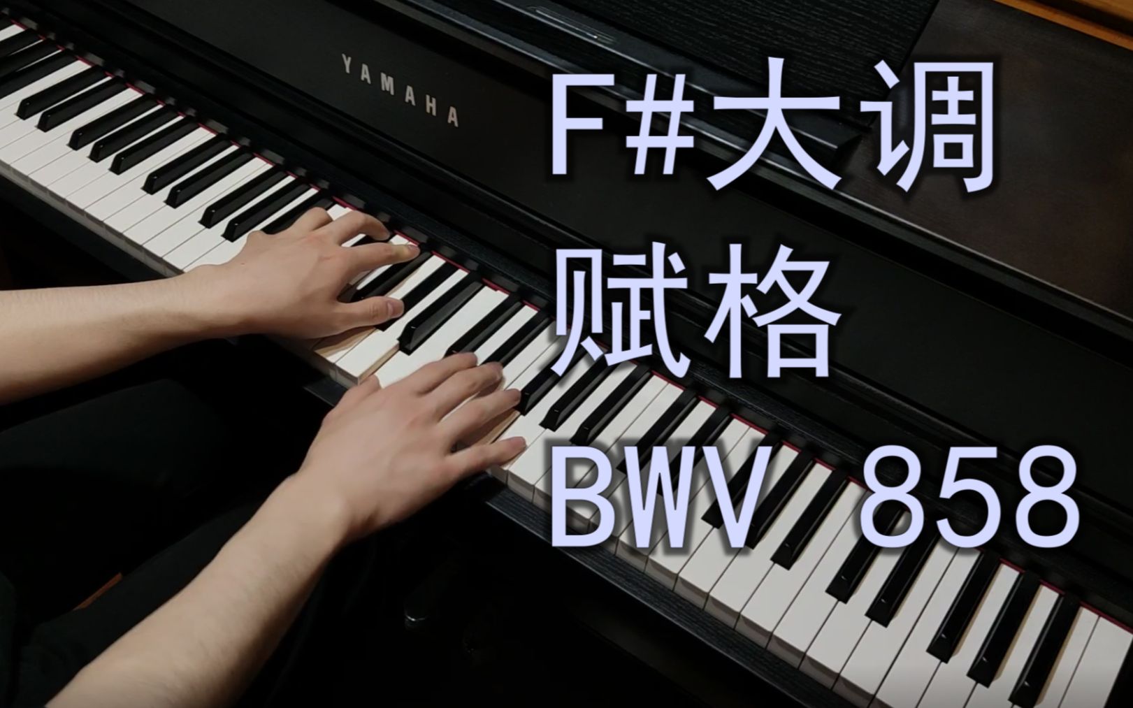 [图]【平均律 分析】用三种音色演奏F#大调赋格 — 巴赫（BWV 858）