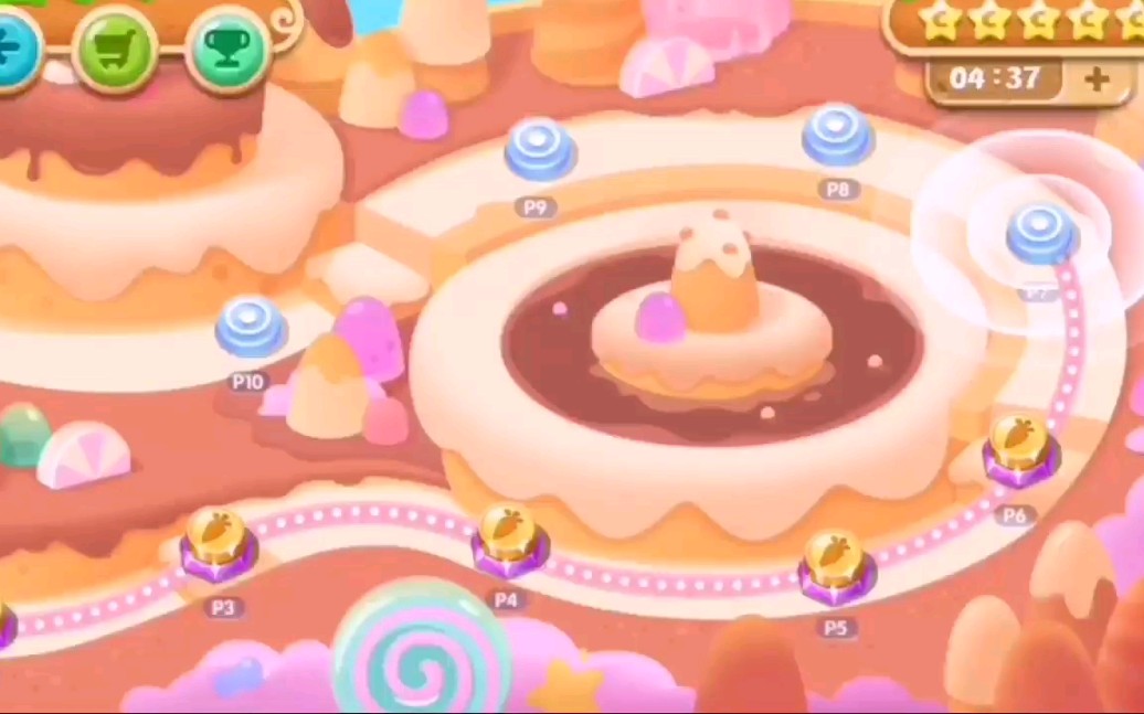 保卫萝卜2遇见阿呆第7关不用道具完成任务清空障碍物不受伤害完美通关