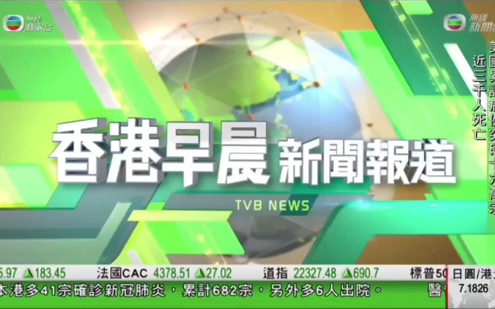 TVB无线翡翠台转播无线新闻台+香港新闻播映完毕+接下来财经透视哔哩哔哩bilibili