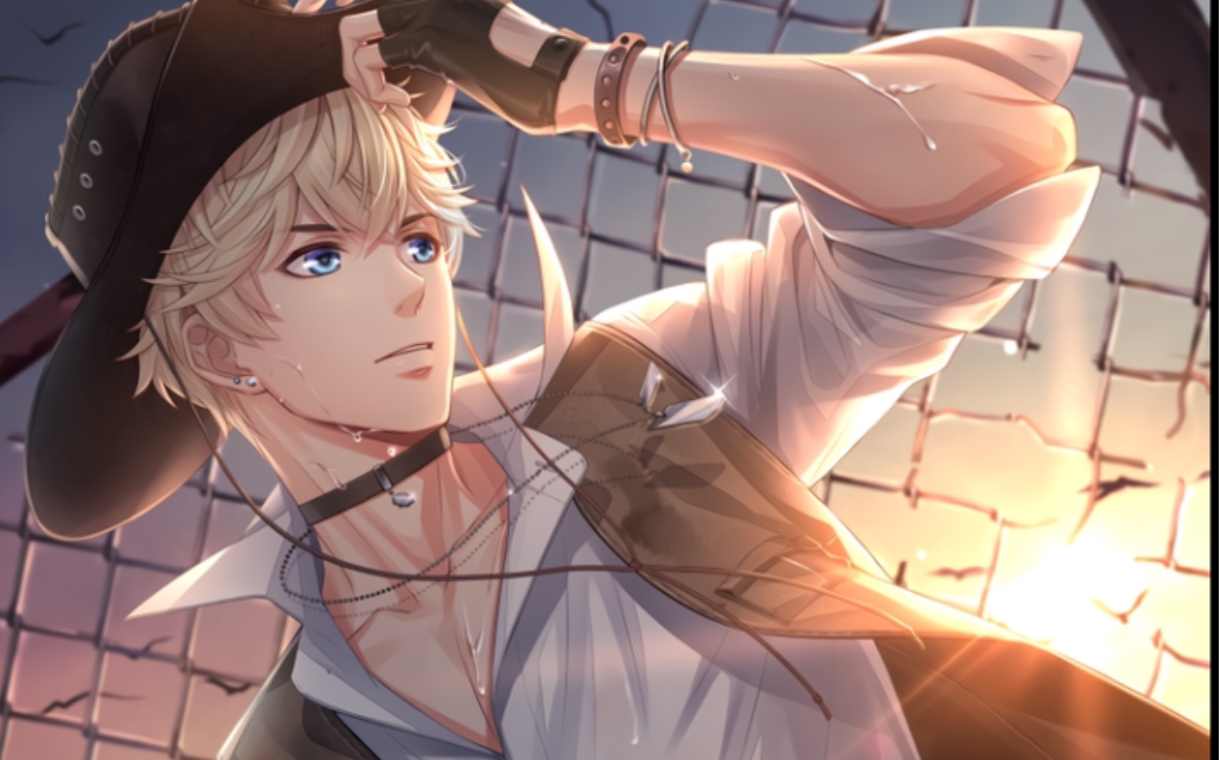 恋与制作人周棋洛ssr洛日印象「洛城之约」