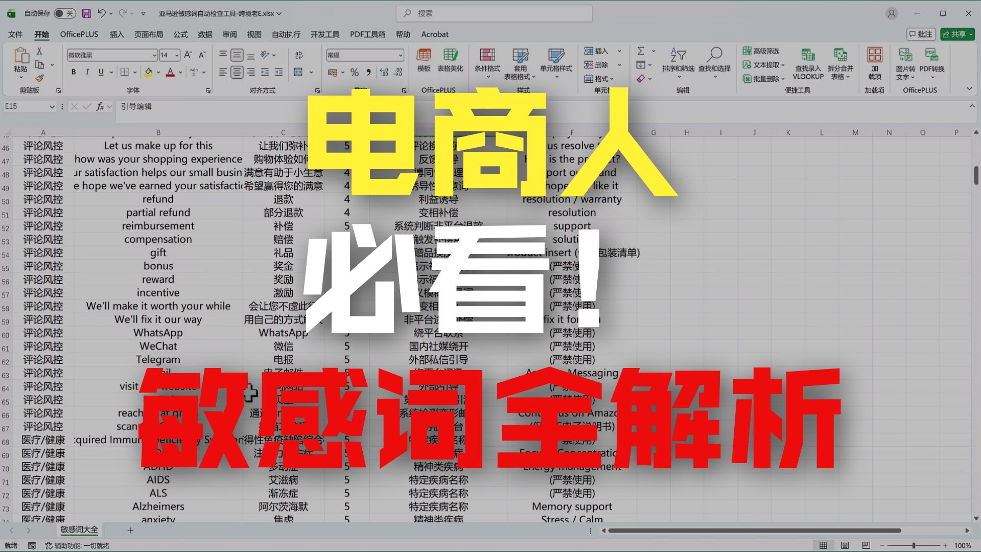 2026新版亚马逊敏感词检测工具