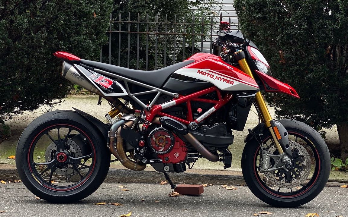 杜卡迪hypermotard 950 sp改裝排氣聲浪