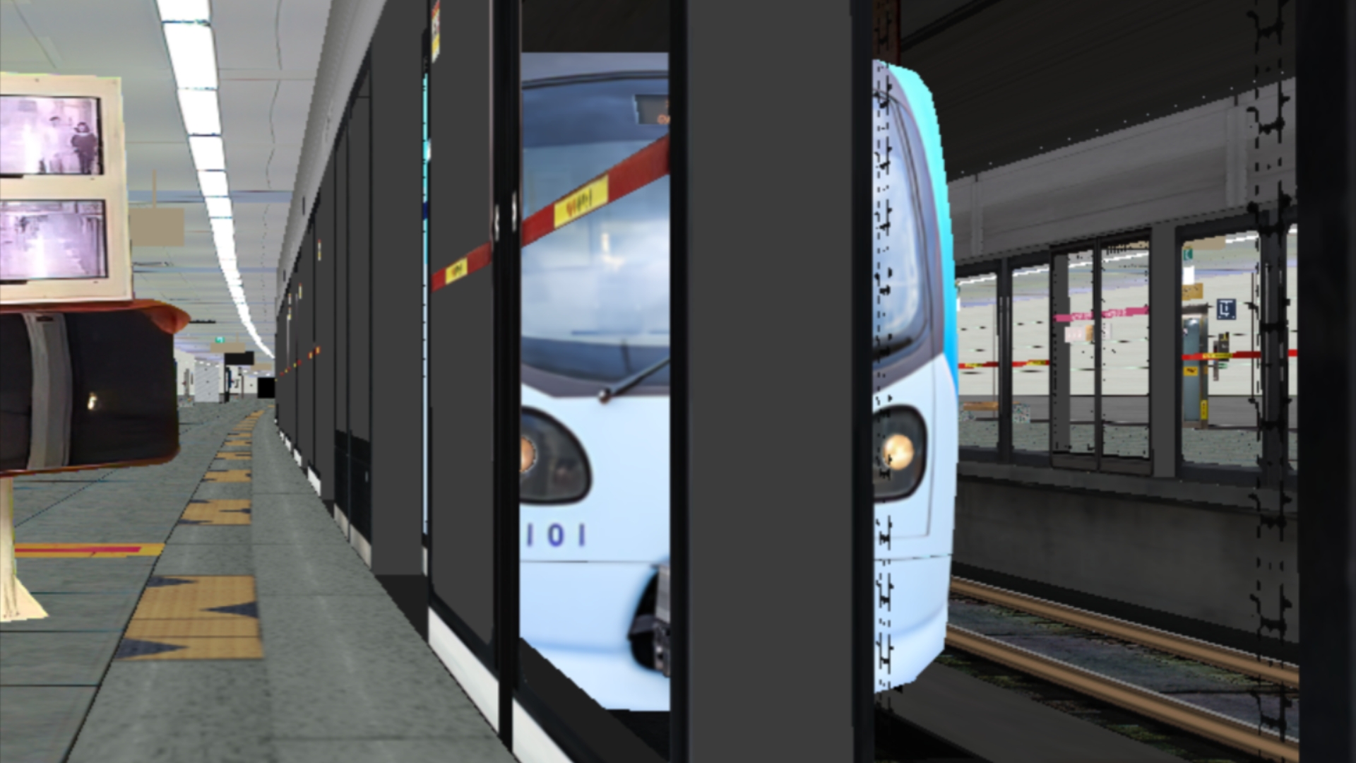 【hmmsim2 前方展望pov 第587期】仁川都市铁道1号线(1101) 松岛月光