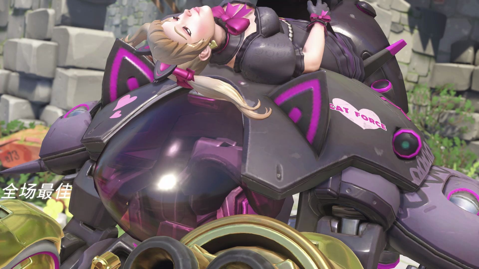 守望先锋dva全场最佳蒙就完事了电子竞技不需要视力