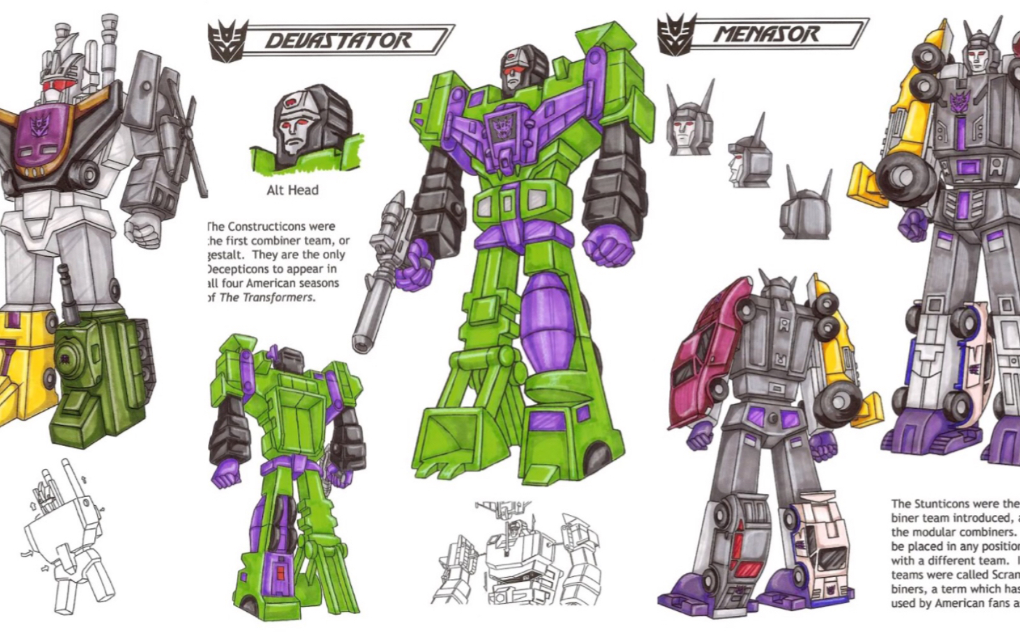 变形金刚g1动画人物设定图集多角度part1