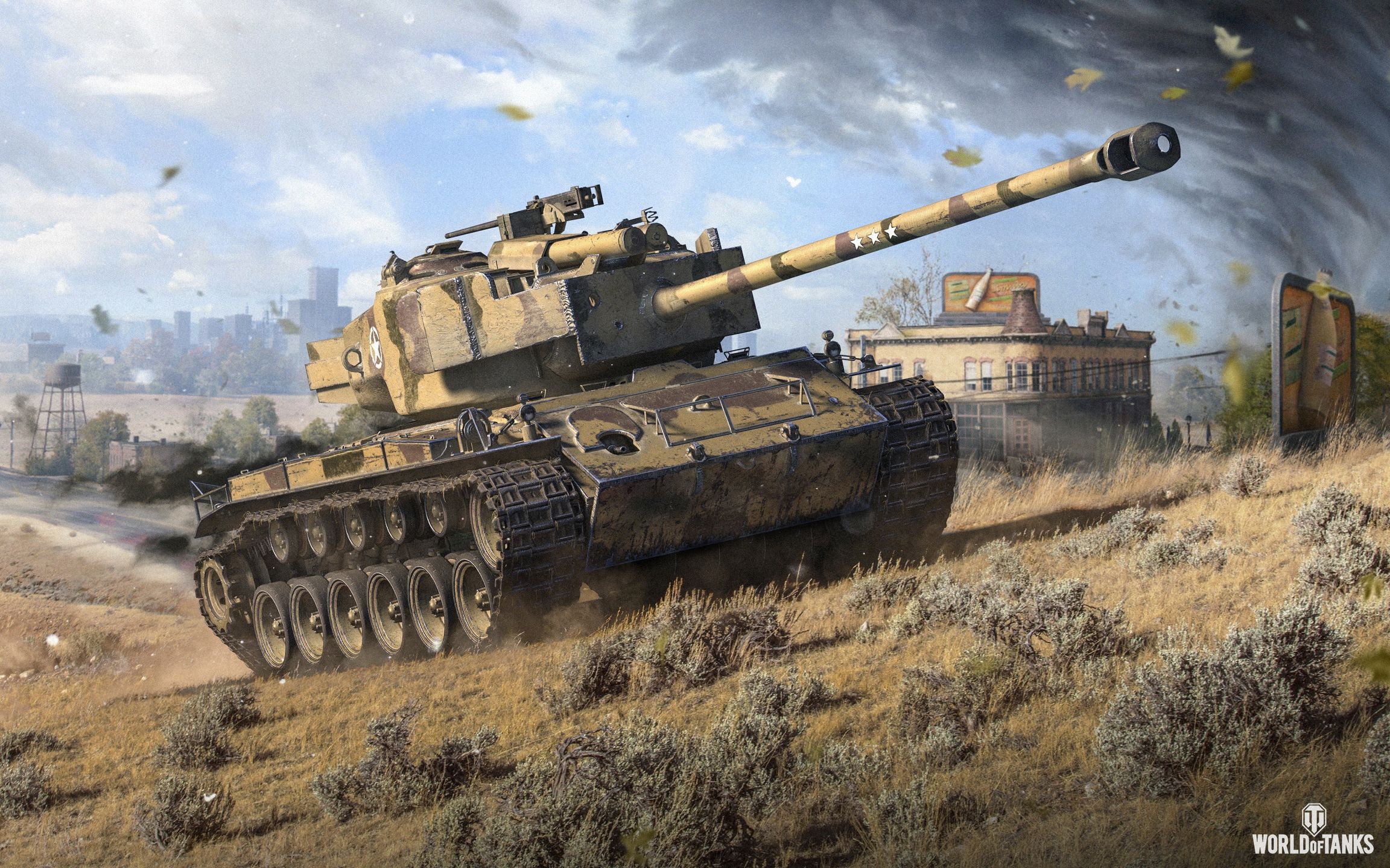 【坦克世界】美系八金中坦超级潘兴"特级""巡逻兵"