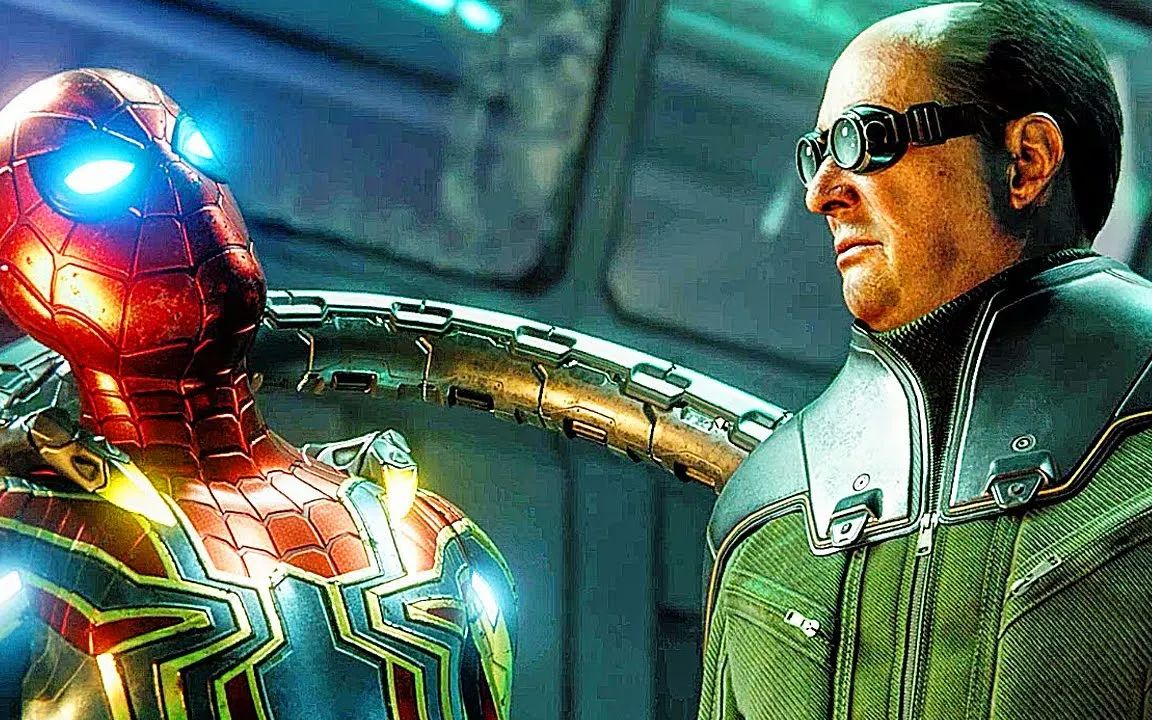 超凡蜘蛛侠 vs 章鱼博士战斗场景(4k 超高清)