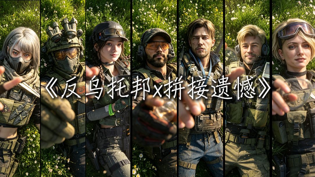 【AI三角洲全干员】《反乌托邦×拼接遗憾×Sinos De Natal》至少我还在为你而歌唱 在黑暗漫长的反乌托邦
