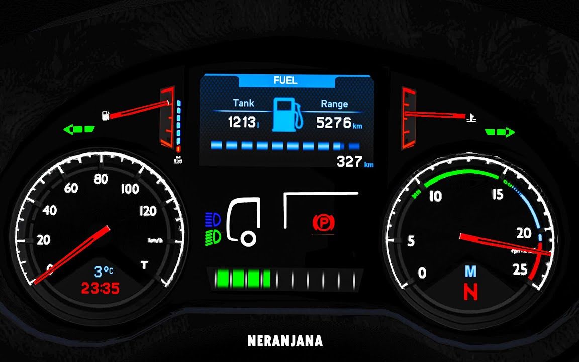 2mod_达夫xf欧6自定义仪表盘电脑|daf xf euro 6 custom dashboard