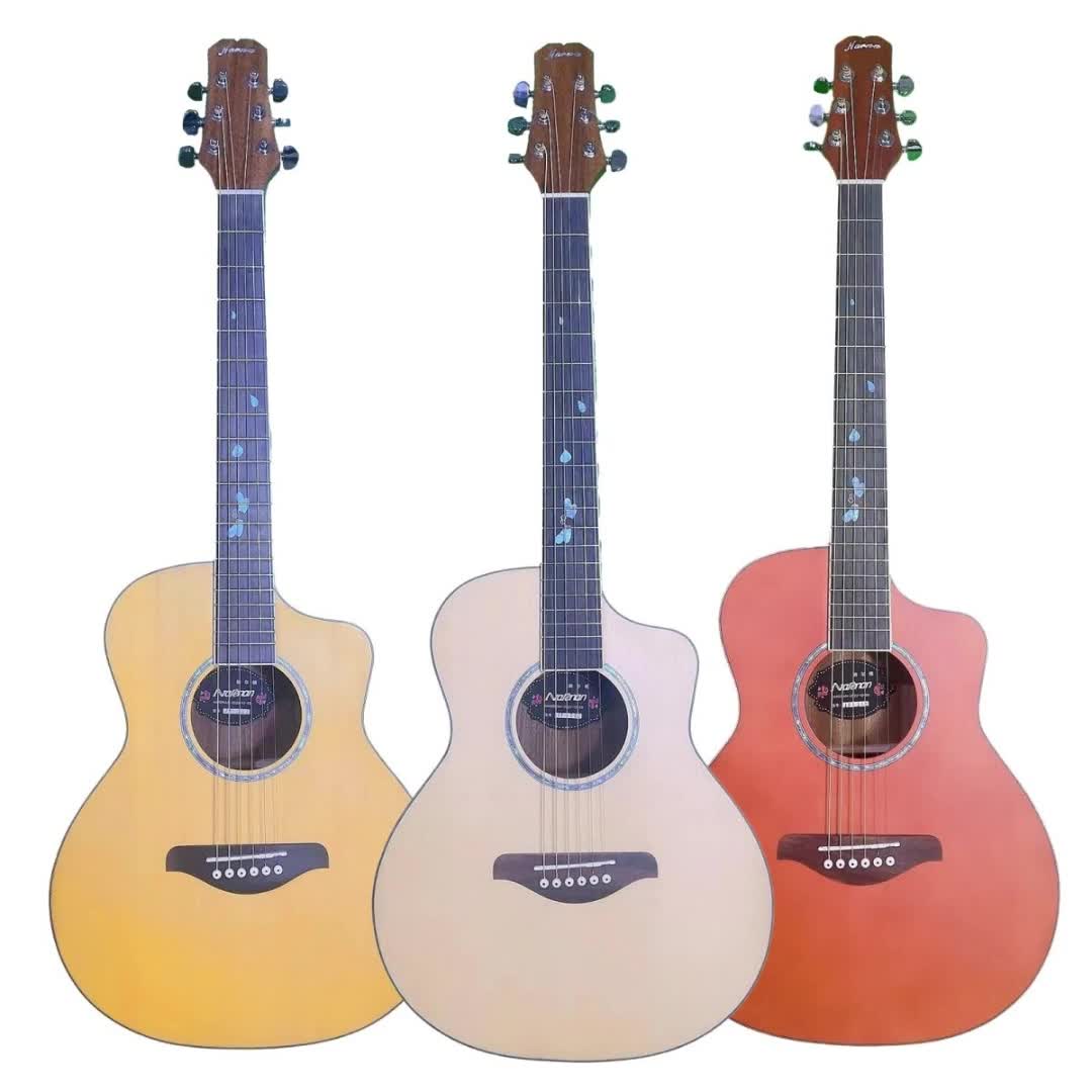 【100元券】楠尔楠品牌mljf桶36寸正品创作者指南针新手低价民谣吉他