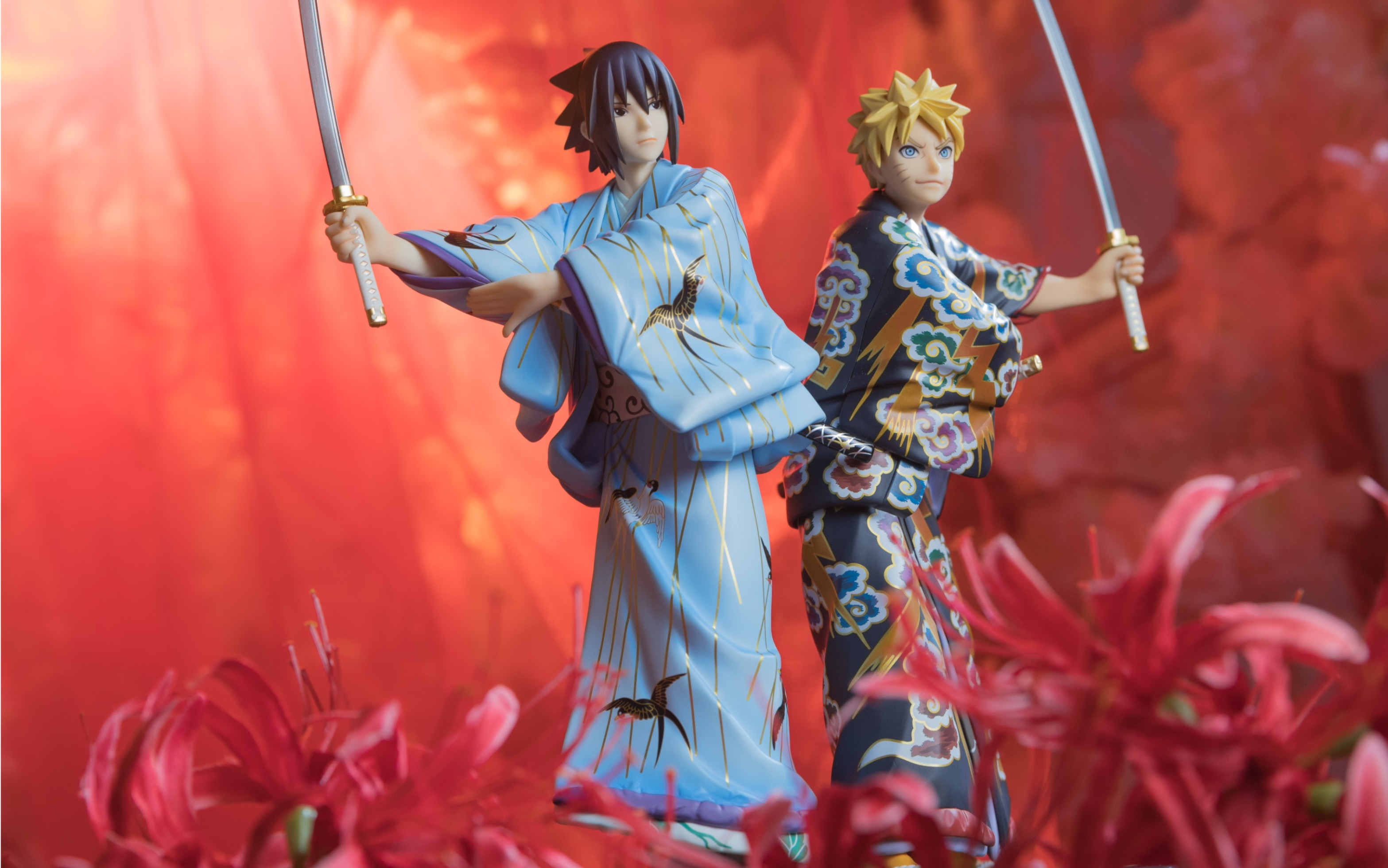 megahouse gem 火影忍者漩涡鸣人&宇智波佐助歌舞伎手办摄影欣赏