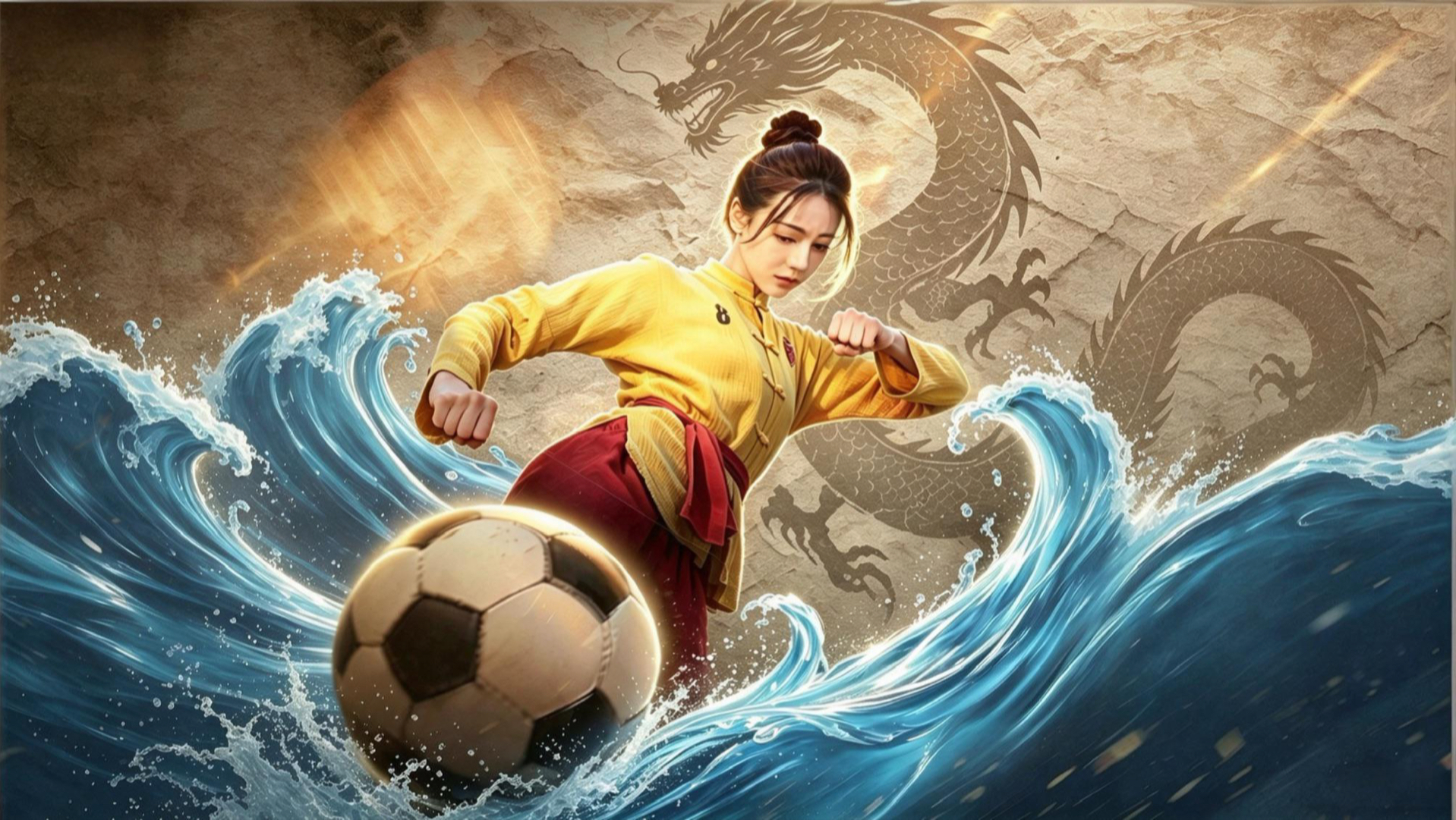 功夫女足原创音乐《若水行》完整版Be water my friend ！在线观看