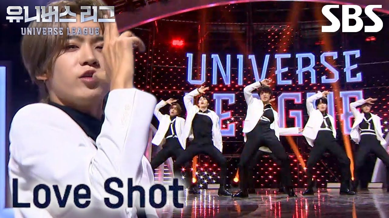 【Universe League】张帅博 瑞庆览太都 李致伟 张卿昊 朴志训 晋子铭  初舞台《Love Shot♬》|SBS新男团选秀ⷥ—觥觬줺Œ季哔哩哔哩bilibili