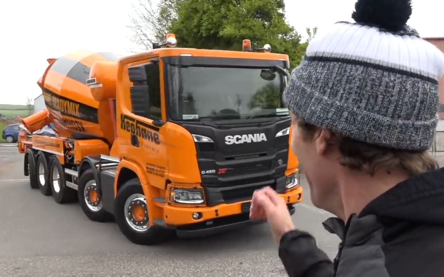 英国佬带你了解斯堪尼亚新型g450 xt混凝土搅拌车