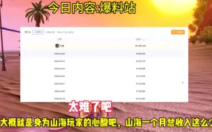 Download Video: 这大概就是身为山海玩家的心酸吧，你知道妄想山海一个月的总收入是多少吗