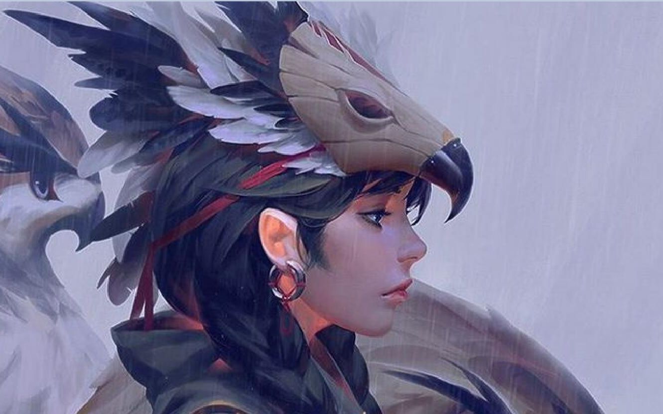 【3d模型】新手也能学会的人物角色建模——鹰女