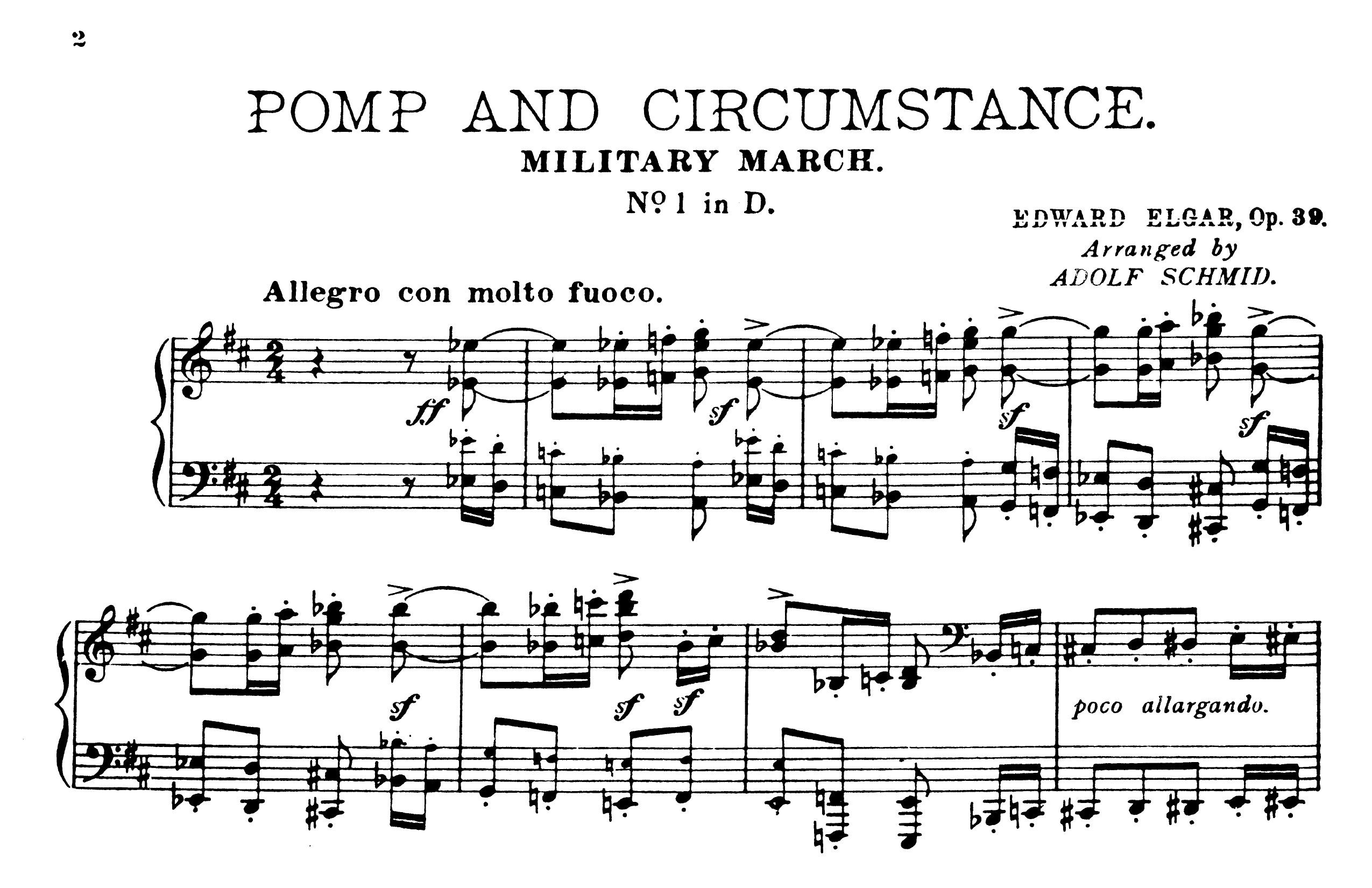 【钢琴独奏】埃尔加 - 威风凛凛进行曲(第一号)elgar - pomp and