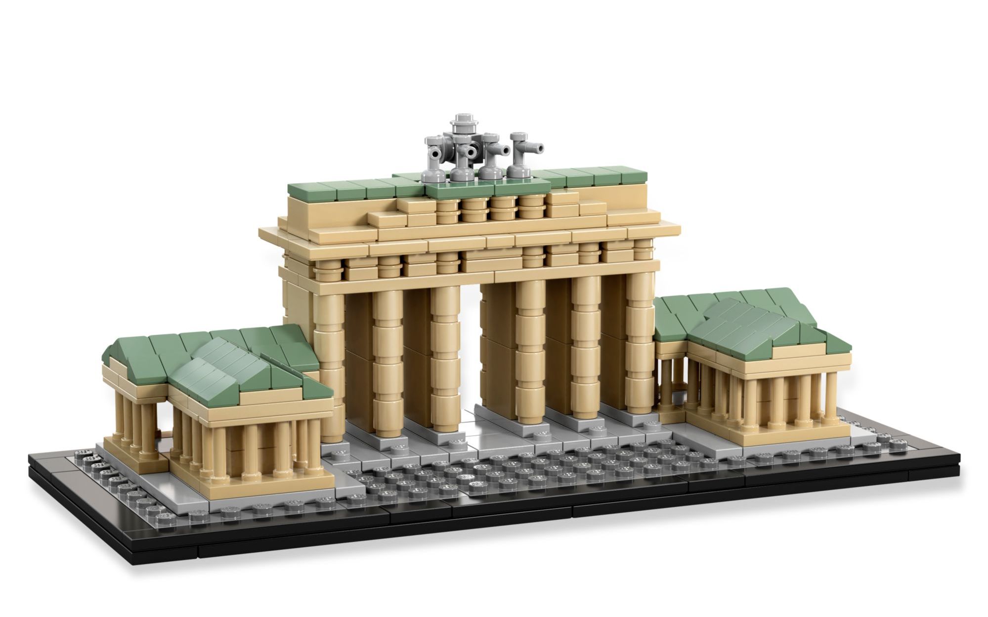 乐高lego 21011 建筑系列 柏林勃兰登堡门 拼搭搬砖视频_哔哩哔哩