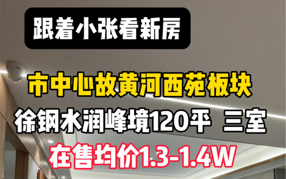 徐州市中心故黄河边西苑板块徐钢水润峰境,120平三室两厅两卫 毛坯 在售单价1.31.4万哔哩哔哩bilibili