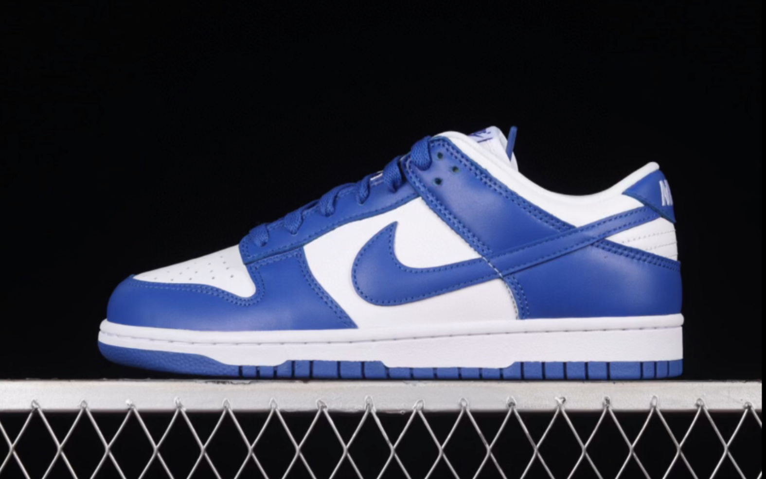耐克 nike dunk low kentucky ncaa 肯塔基大学白蓝滑板鞋cu1726-100