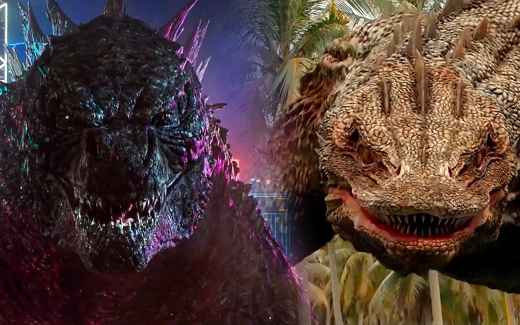 怪兽电影袭来国产动物园巨蜥申请出战哥斯拉笑了金刚挠头惊呆了挑战