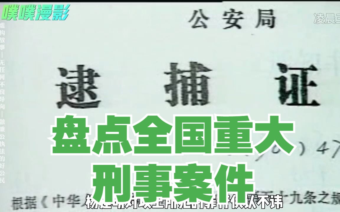 盘点全国重大刑事案件案情纪实录: 真实案件 !!哔哩哔哩bilibili