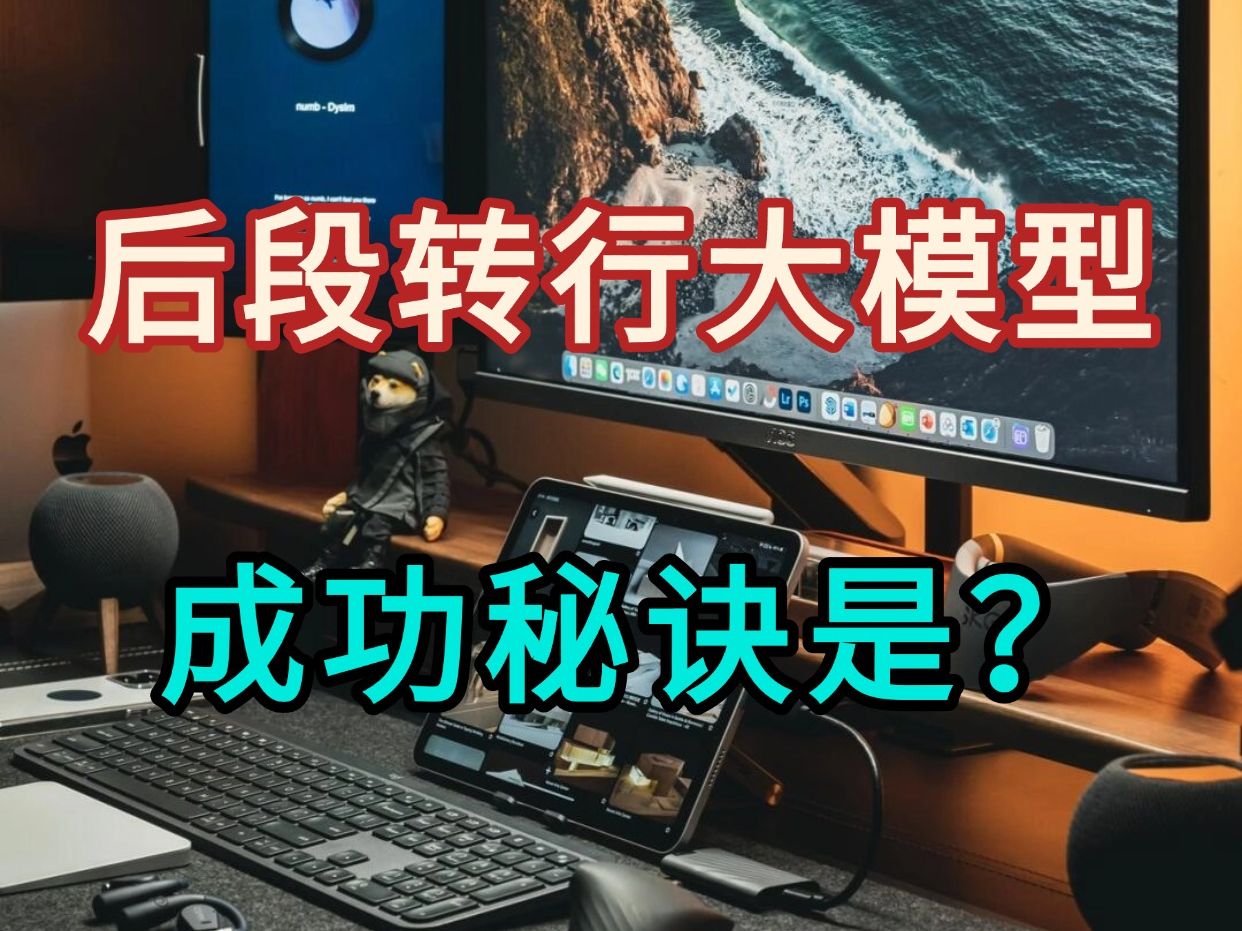 后端转行大模型的成功秘诀是?哔哩哔哩bilibili