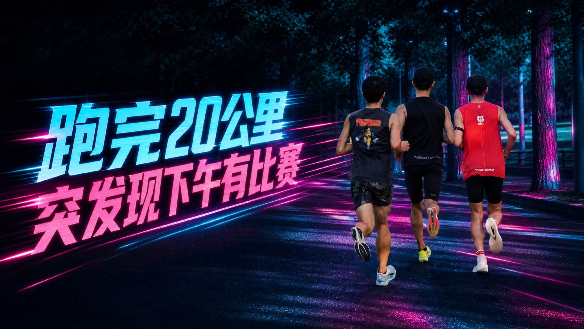 跑完20公里后发现下午有比赛
