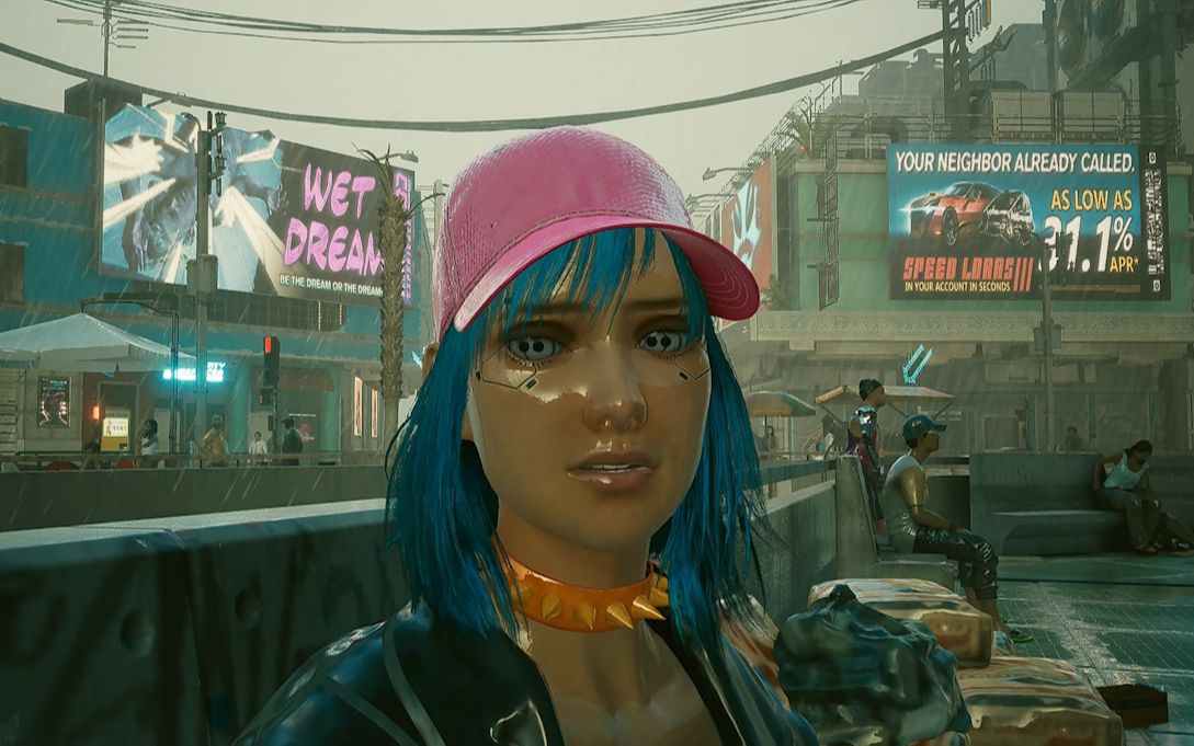 我有个朋友想知道蓝月小姐姐能攻略吗赛博朋克2077