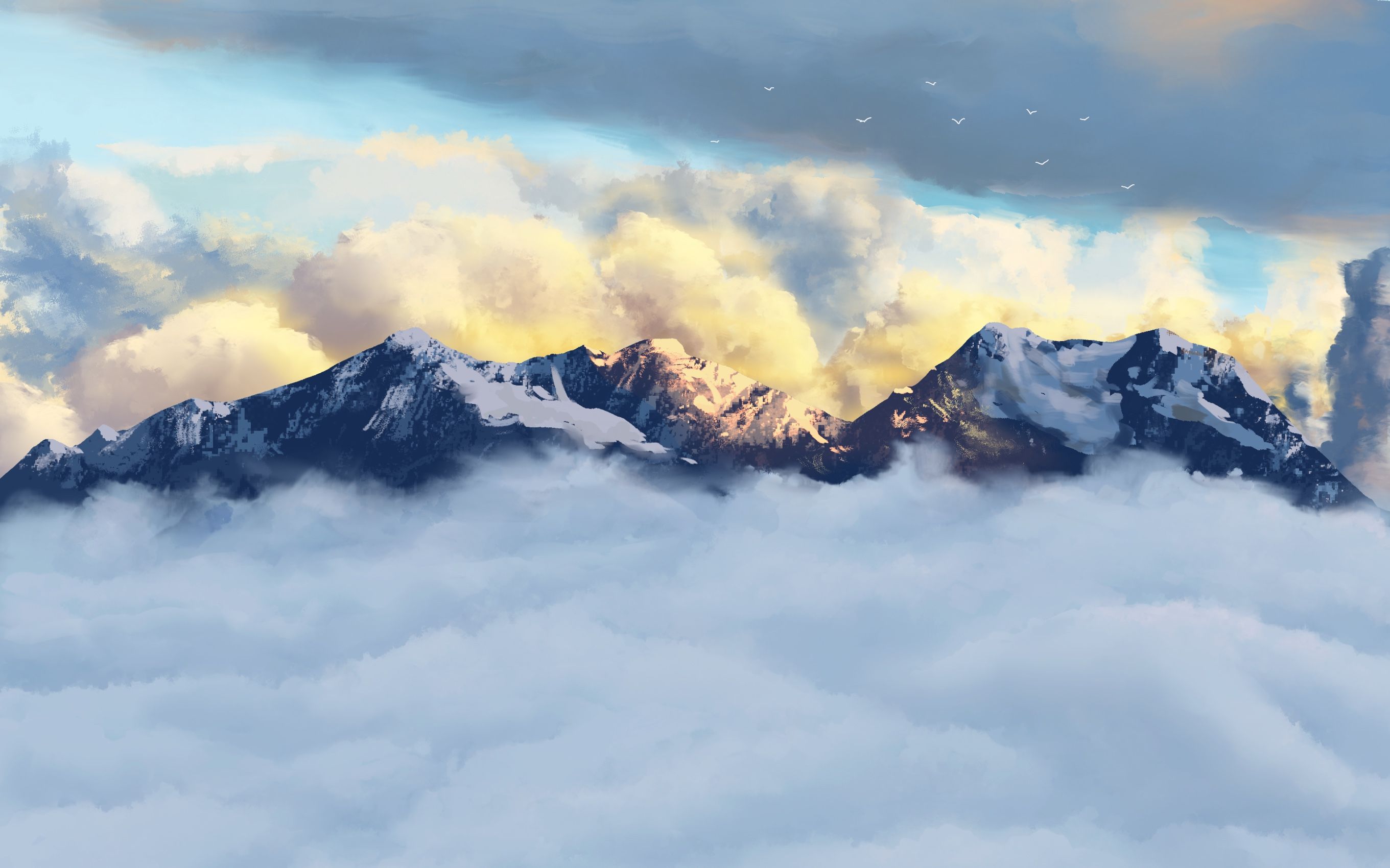 procreate手把手教你画画风景教程