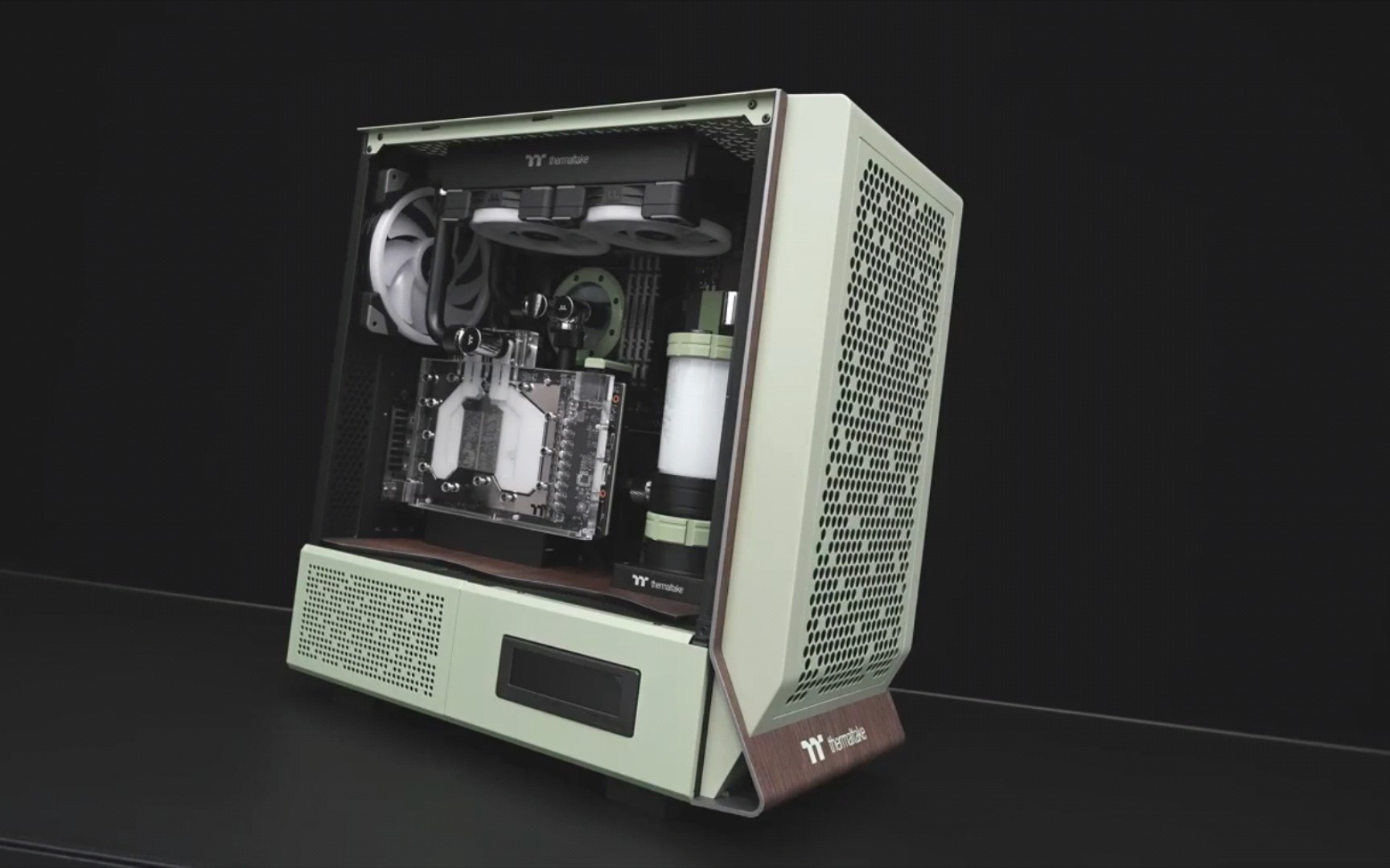 【油管搬运】tt跃耀ceres 300机箱 i9 13900k rtx 4080分体水装机