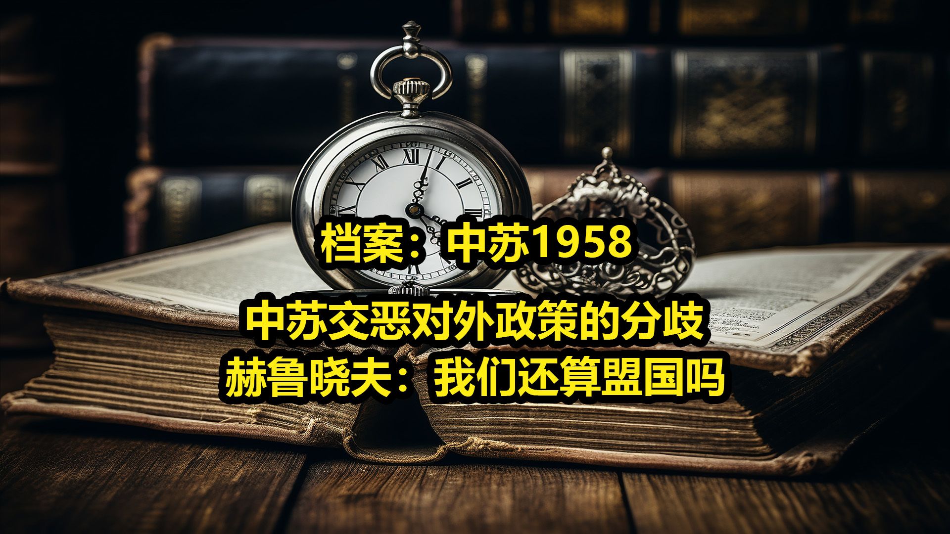 档案:中苏交恶的对外政策分歧,主席:是苏联把中苏矛盾暴露在了全世界哔哩哔哩bilibili