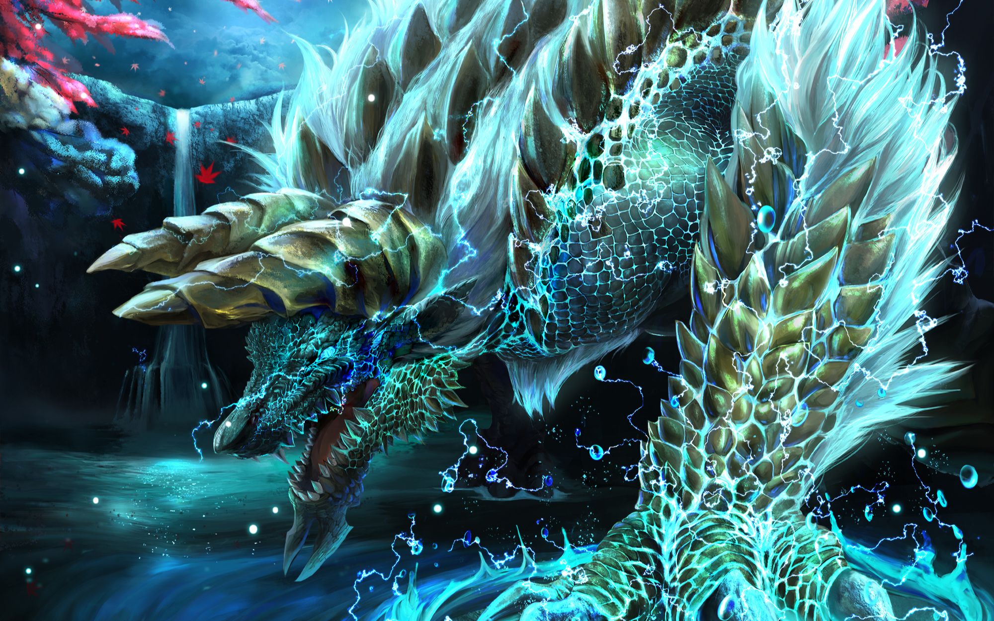 【mhwib】【赤龙重弩三分半模块化狩猎斗技场雷狼龙(含减掉落物时间)