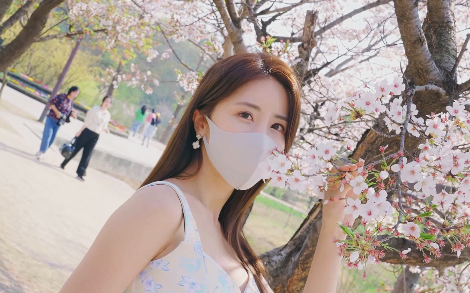 【lovely rose】ai设计 女友约会造型 樱花季出行vlog