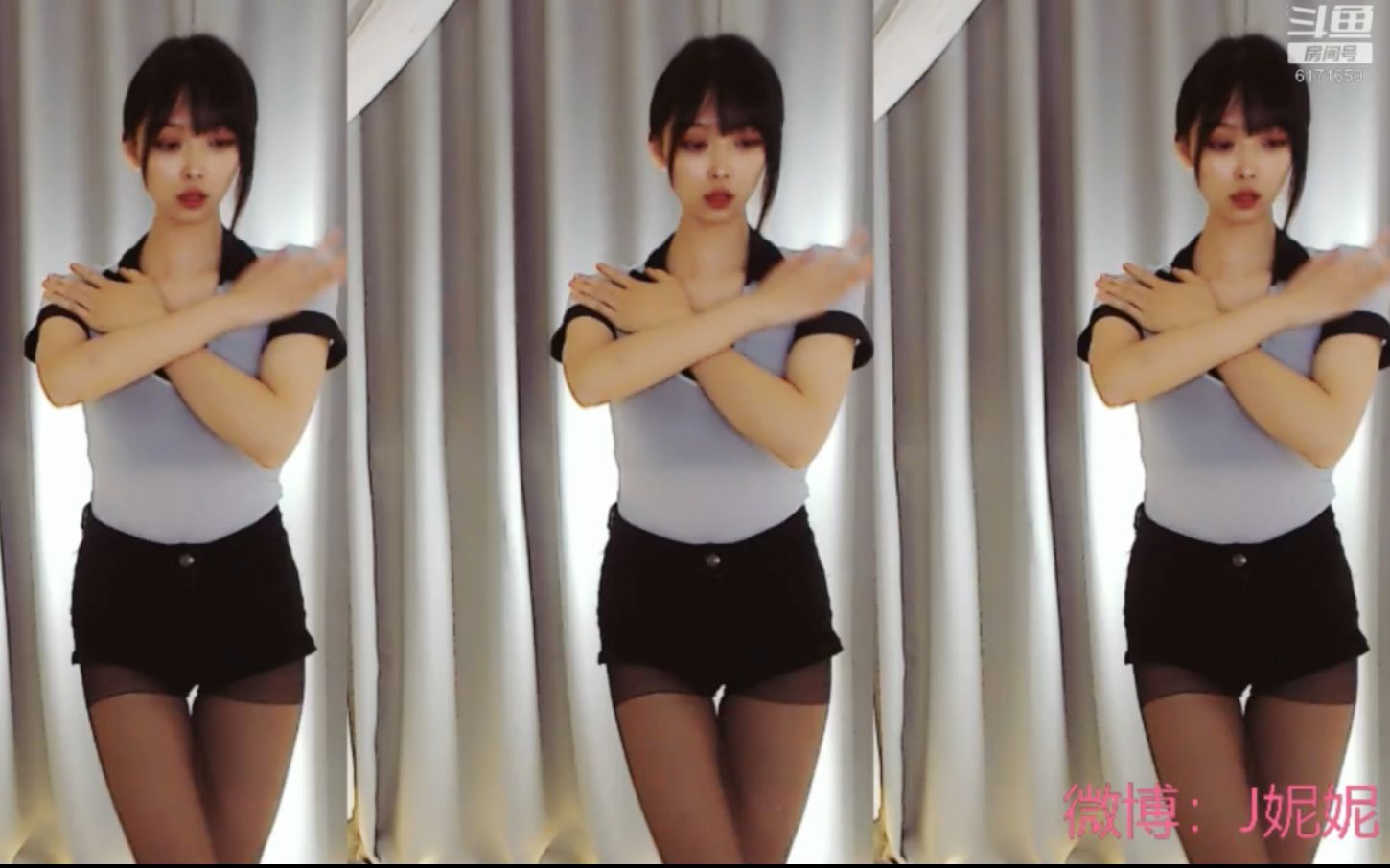 斗鱼舞蹈区美女主播j妮pk黑丝舞蹈728直播录像