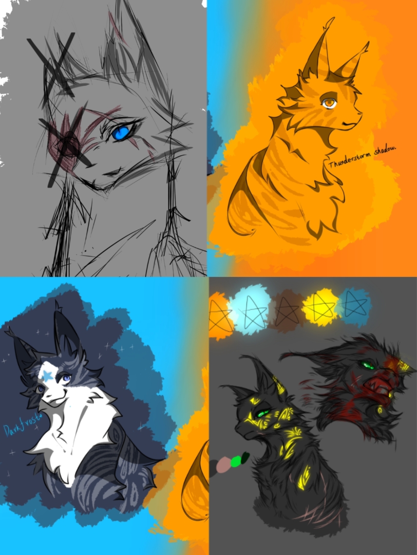 四个猫设(略有中二