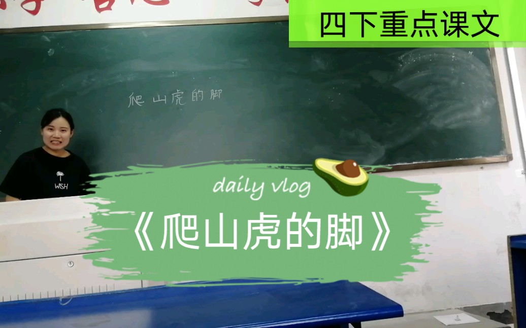 更正:四上重点课文《爬山虎的脚》哔哩哔哩bilibili