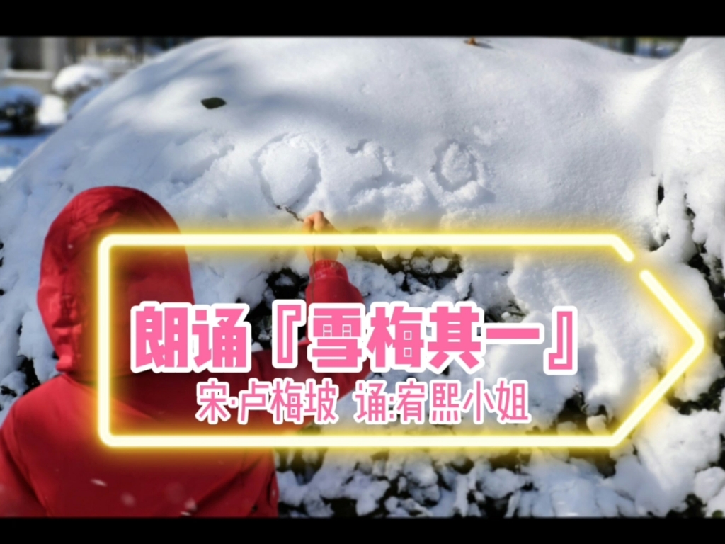 [图]诗朗诵『雪梅其一』