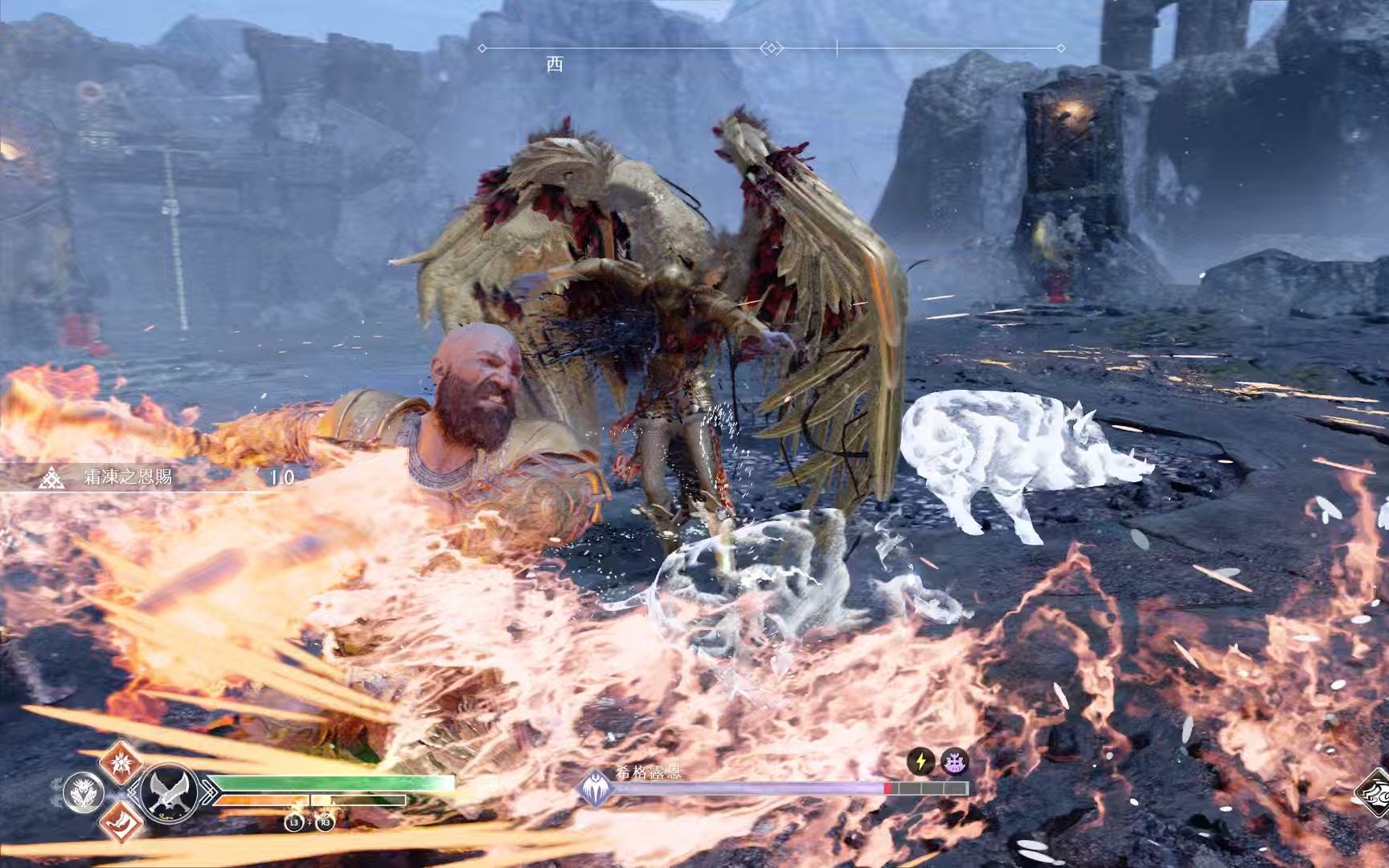 战神4 女武神王(希格露恩)记录手残第一次过