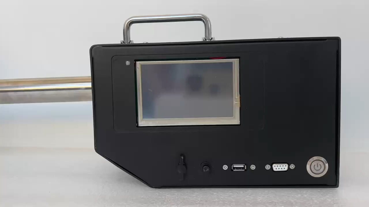 现场检查用便携式油烟检测仪操作视频