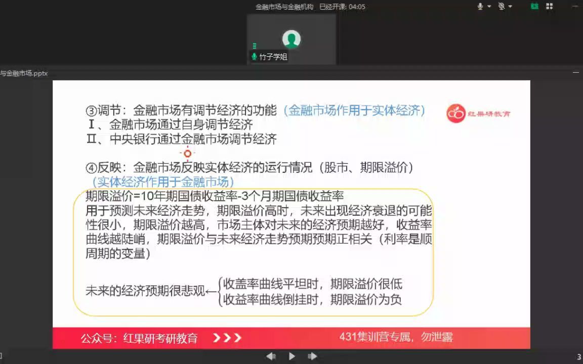 [图]2023天津大学考研金融专硕431金融学综合辅导班基础部分--金融市场与金融机构（前半部分）