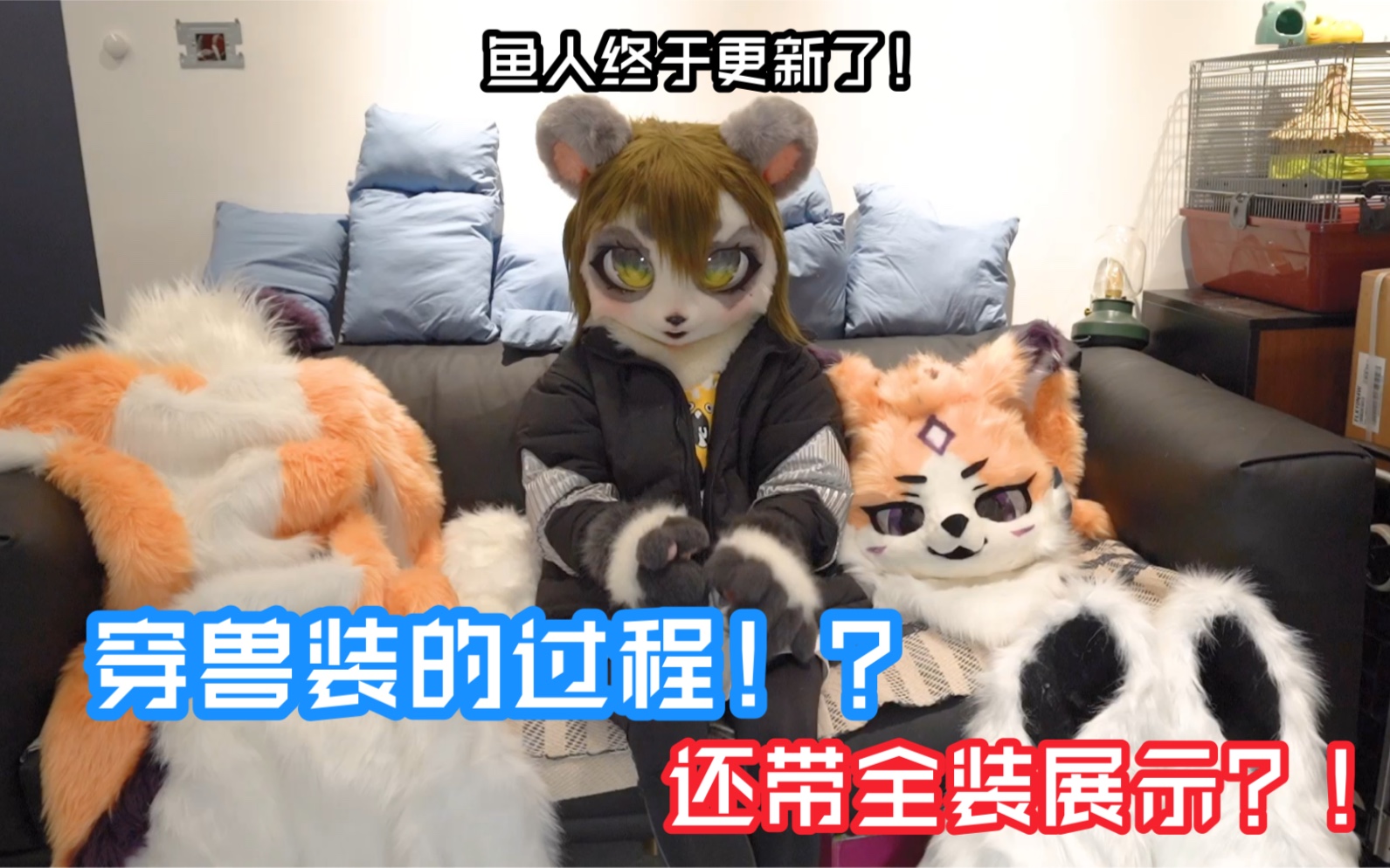 【兽装/Fursuit】写实系!猫兽头(可眨眼)