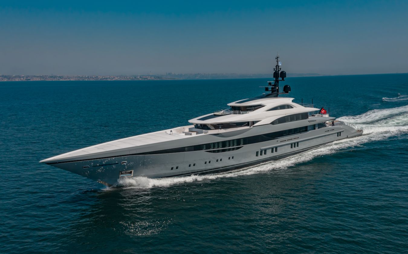 超级游艇的新标杆土耳其建造的最大游艇bilginyachts80mtatiana号