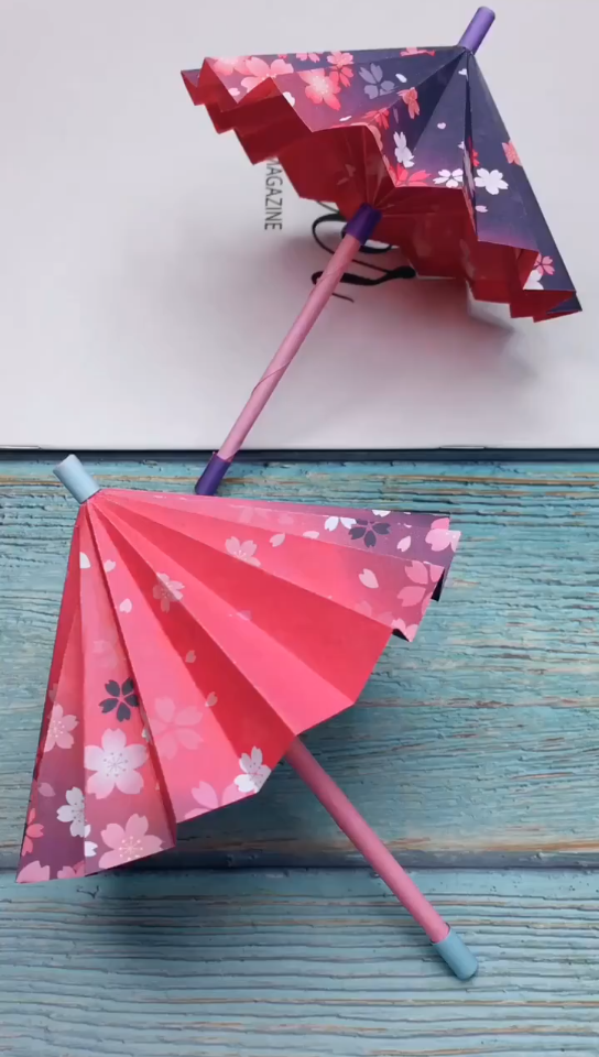 【手工制作】可打开古风伞1